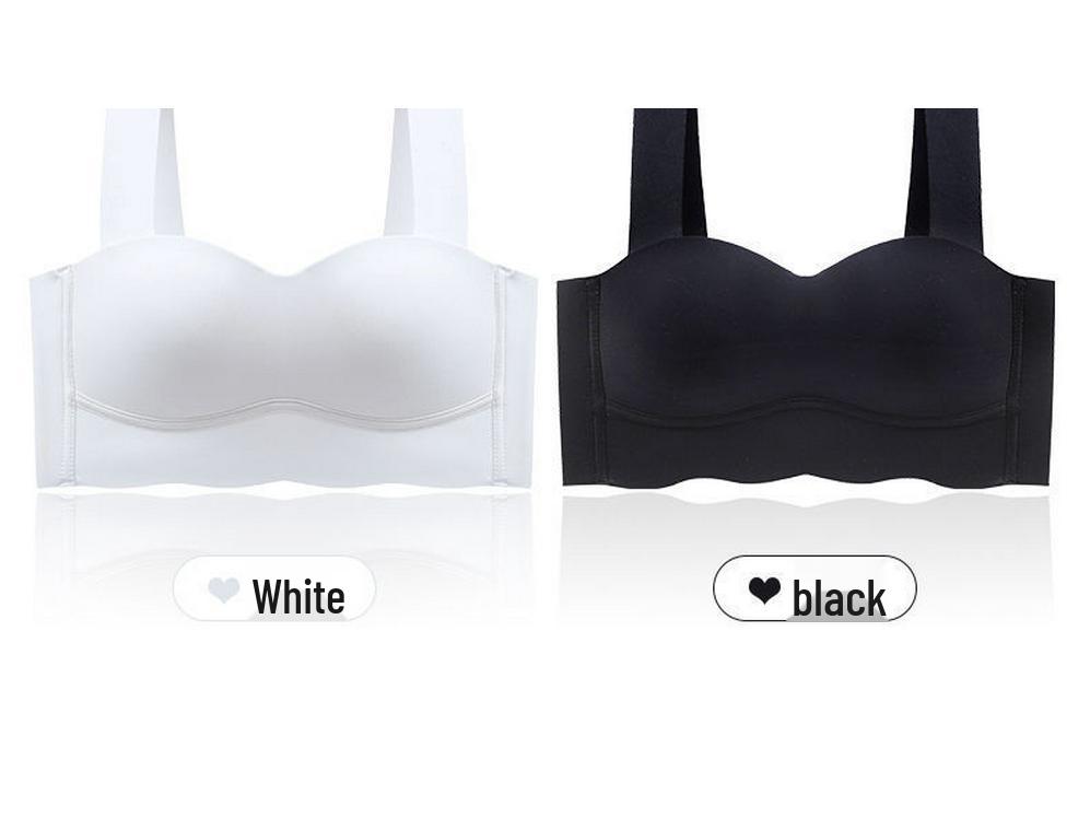 Women's Strapless Seamless Sports Bra: Push-Up & Minimize, Underwire-Free
