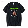 Over Kill We Dont Care Officially Licensed T Shirt Vintage Washed Versatile Stretched Streetwear Comfortable Unisex Casual