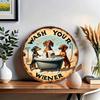 Perforated Dachshund Metal Sign Dog Lovers Gift Home Wall Art