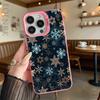 Winter Snowflake Pattern Hard Phone Case for Xiaomi Redmi Note 15 14 13 12 11 Pro Plus Shockproof Protective Cover