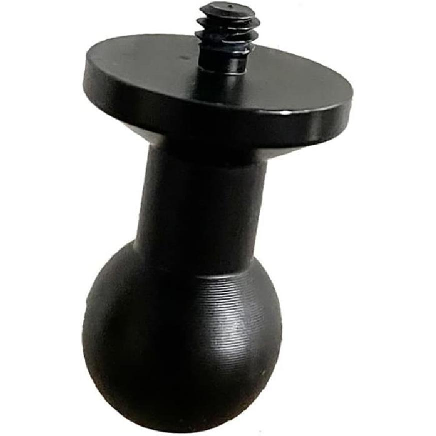 FEICHAO 20mm/17mm/15mm/13mm To 1/4 Screw/Hole Ball Head Mount Adapter for Action Camera Photography Accessories (20mm To 1/4 Screw)