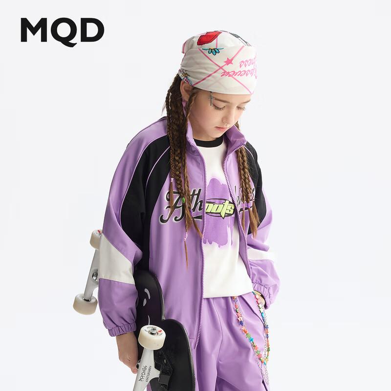 

MQD Girls 2025 Spring Fashion Lapel Jacket 150cm