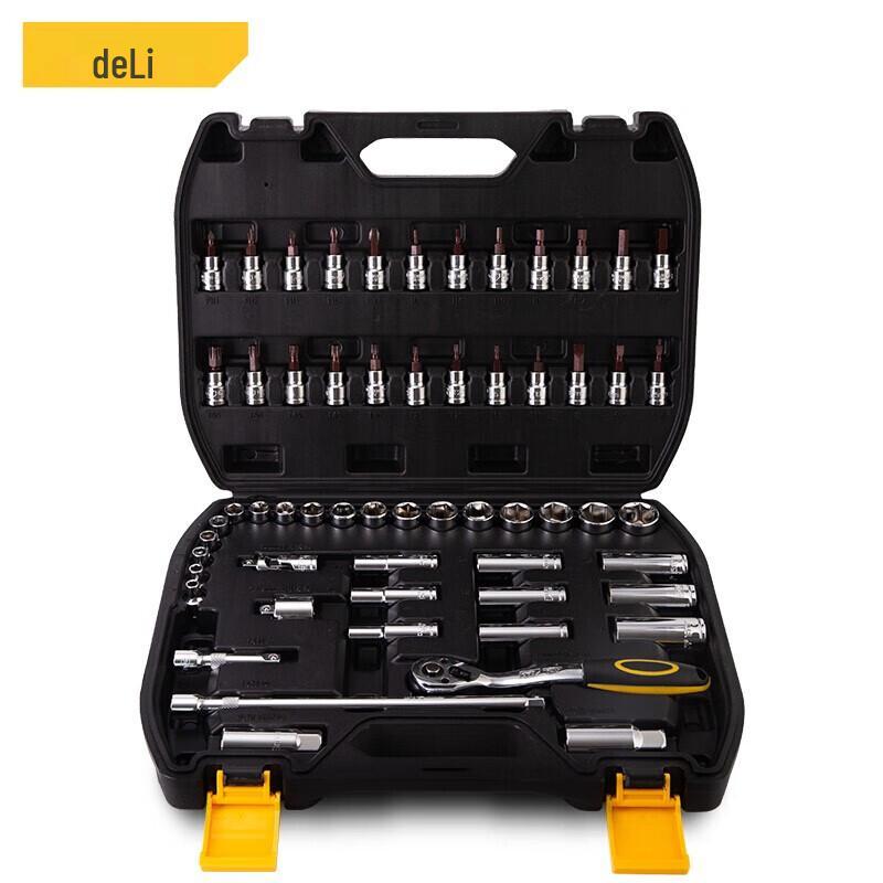 Deli DL1058T 58-Piece Portable Outdoor Repair Tool Set