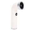 Handheld Bladeless Fan Type C Rechargeable Digital Display Small Portable Cooling for Travel Outdoor Use Apricot Color