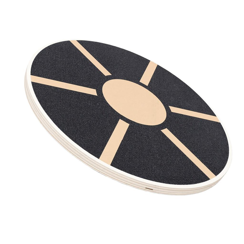 Tavola Balance Trainer in Legno Rotazione a 360 Gradi Tavola Balance Antiscivolo Trainer Core per Allenamento della Mobilità