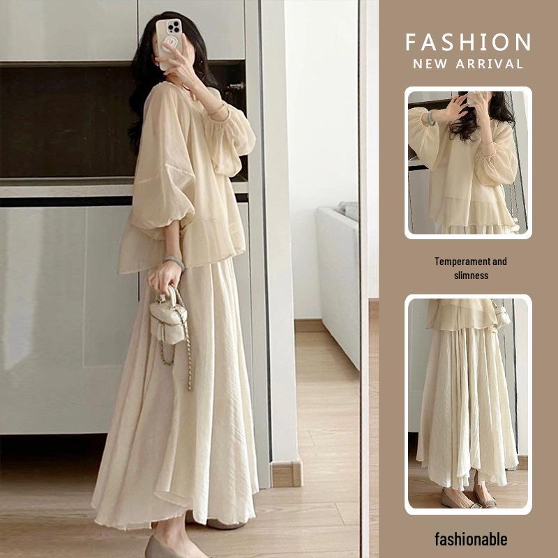 High-Quality Internet Celebrity Style Petite Two-Piece Age-Reducing Skirt Set - Versatile Cool or Sweet Streetwear