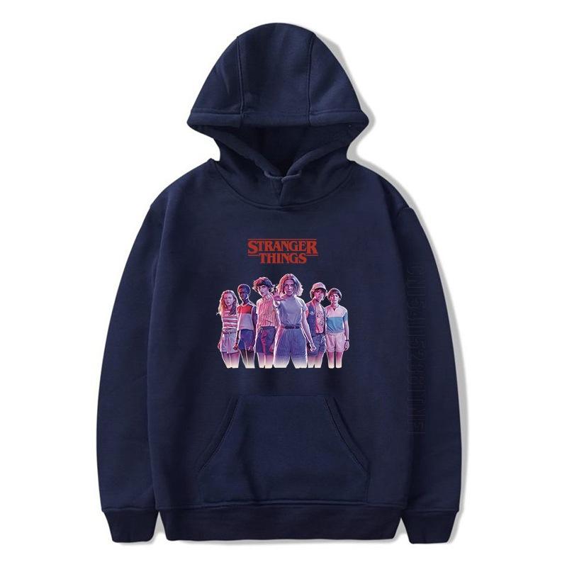 Stranger Things Printed Spring and Autumn Men's and Women's Long sleeved Hoodie 6624