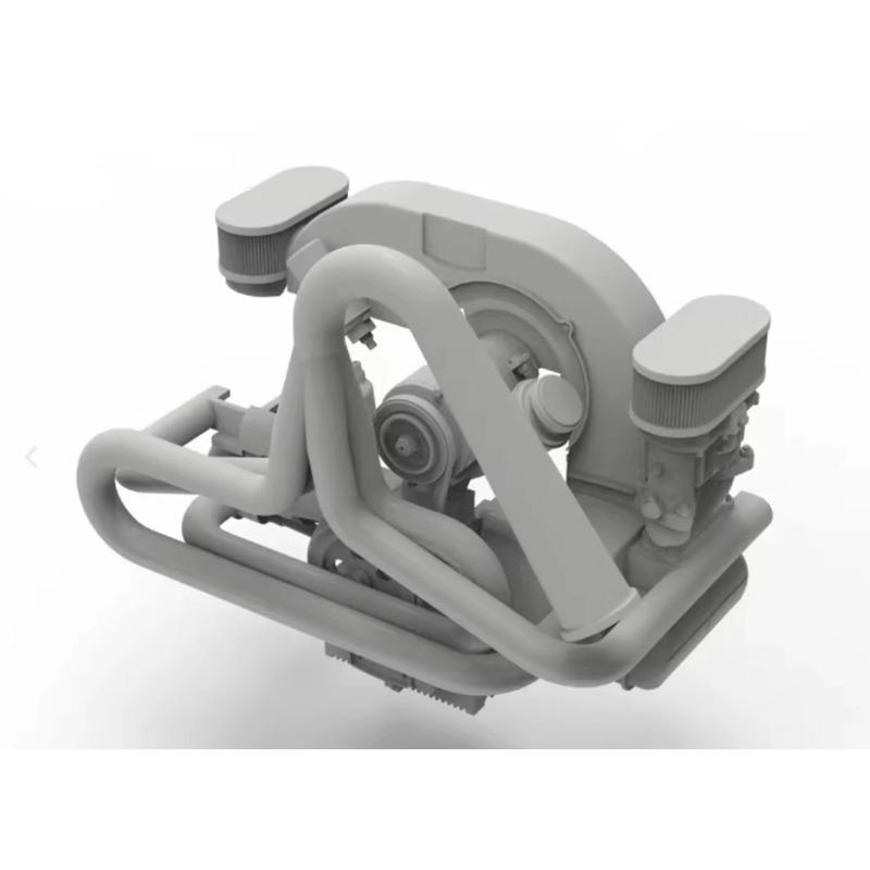 Upgrade Parts Engine Model/fender/interiors/luggage Roll Cage -Tamiya 1/10 Sand Scorcher 2WD Buggy Kit Tamiya Sand Scorcher 2010