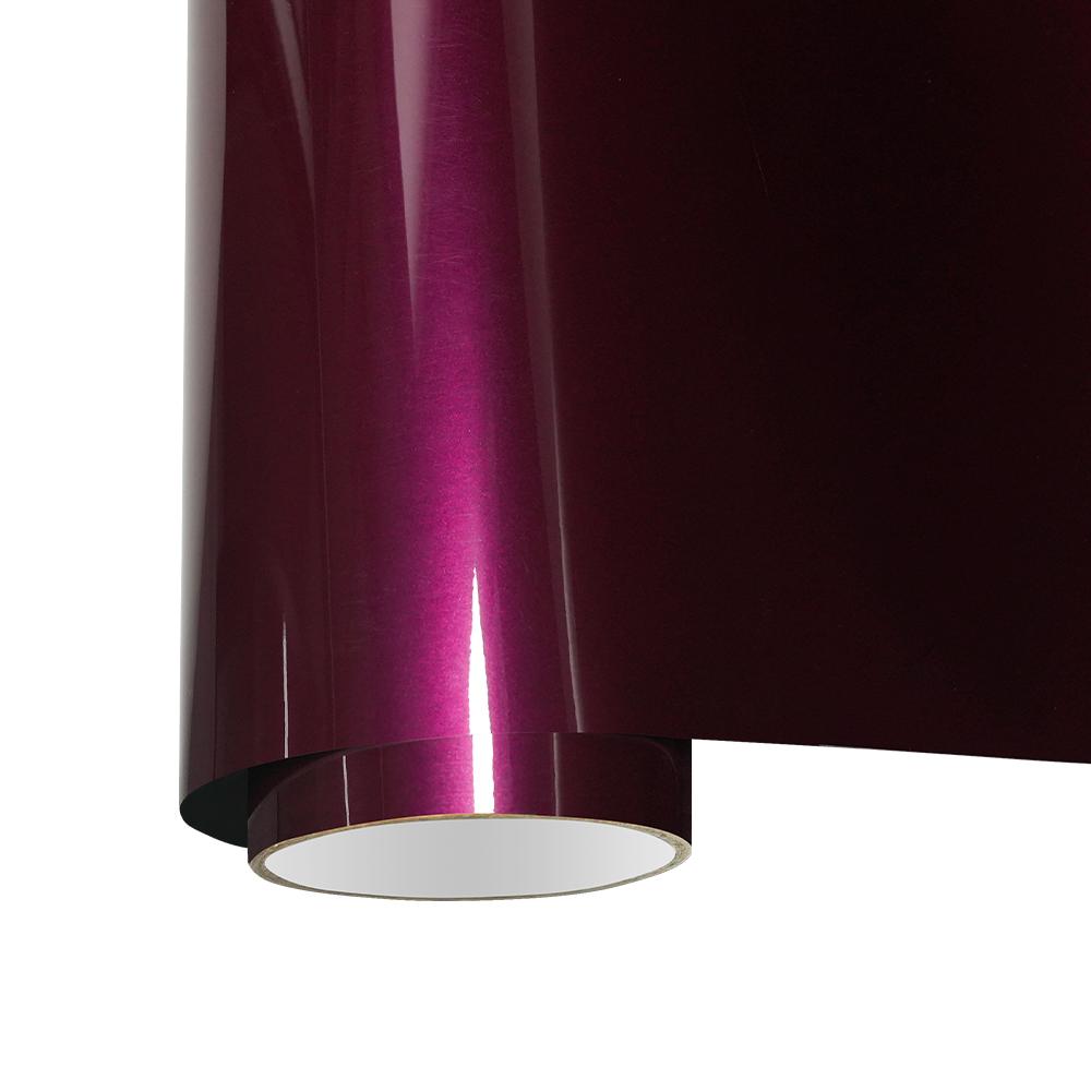 Car Sticker Ultra Gloss Ruby Purple Wrapping Film PET Decals Vehicle Body Self Adhesive Sticker Car Accessories Decoration
