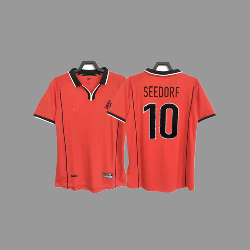 Retro jersey, football jersey, classic nostalgic replica Thai jersey, game training jersey, short-sleeved sportswear.