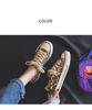 2019 Spring Women's Leopard Print High-Top Canvas Sneakers - Korean Style Harajuku Ulzzang