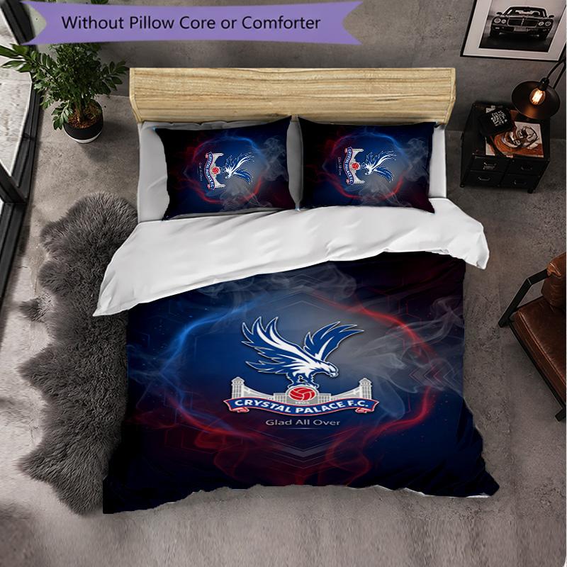 Crystal Palace Themed Bedding 3Pcs Duvet Cover Set Decorative Bed Linen For Teen Room Home Decoration