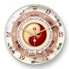 TCM Health Wall Clock with Auto Time Correction & Earthly Branches