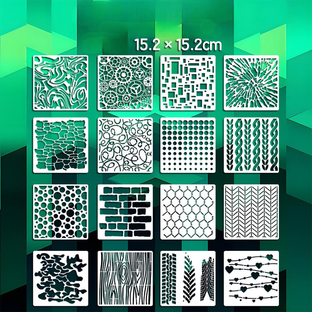 Creative Patterns, Painting Templates, Children's Creative Illustrations, Teaching Props, Reusable, Unique Patterns, Hand-made Poster Molds