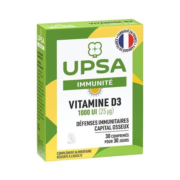 UPSA Vitamine D3 1000 UI 30 Comprimés