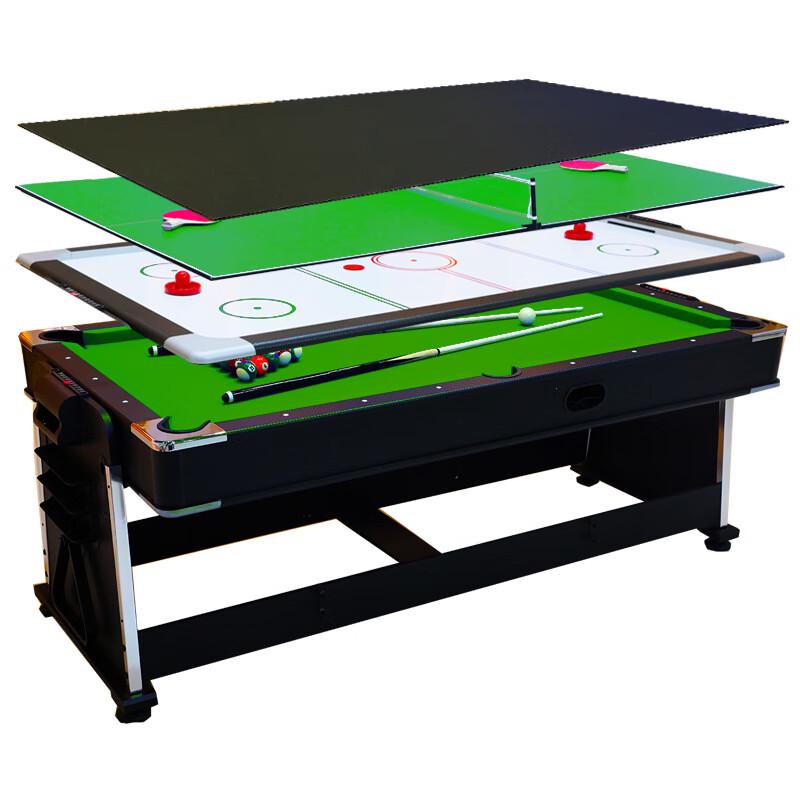 Junyi Standard 4-in-1 Multi-Game Table - Billiards & Table Tennis