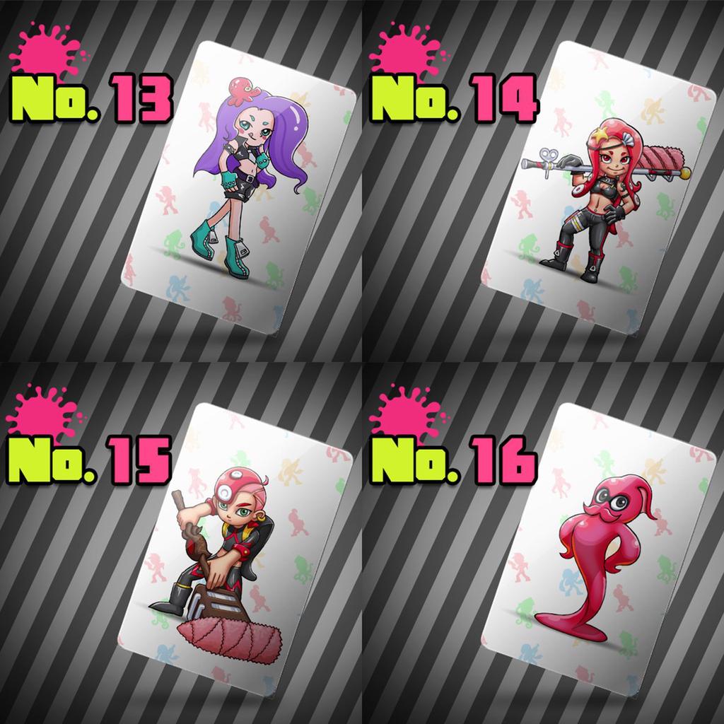 Buy Splatoon 2 Octoling Octopus Girl Boy 16/3/2PCS NFC Tag Game Cards ...