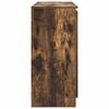 Sideboard with Drawers Smoked Oak 100.5 x 35 x 76 cm