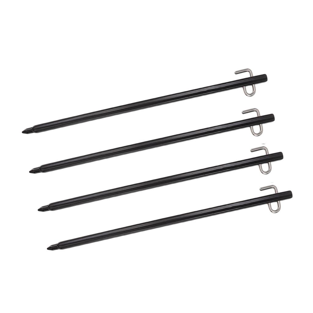 4Pcs Tent Stake Camping Peg Aluminium Alloy High Strength Spike Set Kit for Outdoor