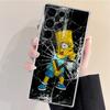 Case for Samsung Galaxy S26 S22 FE S25 Edge S20 Plus S23 Ultra S24 Note 20 Ultra 10 S21 Phone Cover Cute S-simpsons Cartoon