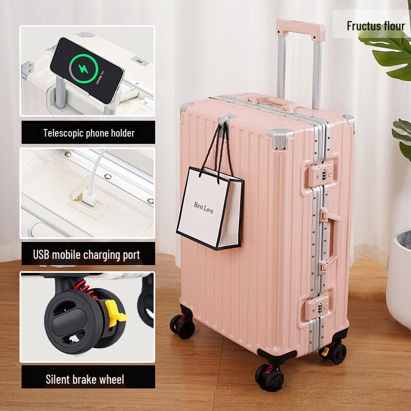 Li Shen Multi-functional Aluminum Frame Luggage