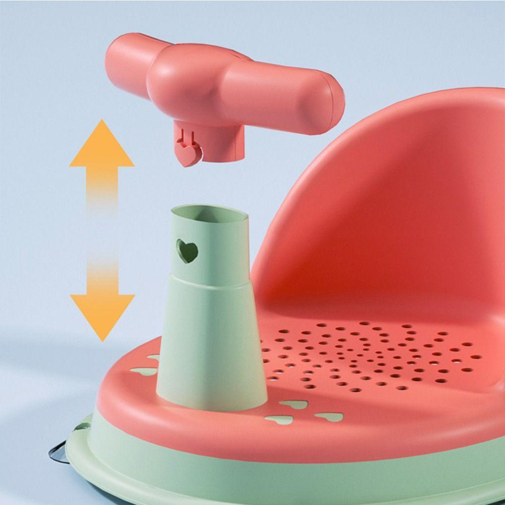 Comfortable Infant Bath Seat Portable Baby Shower Seat Round Edge Baby Bath Chair  Newborn