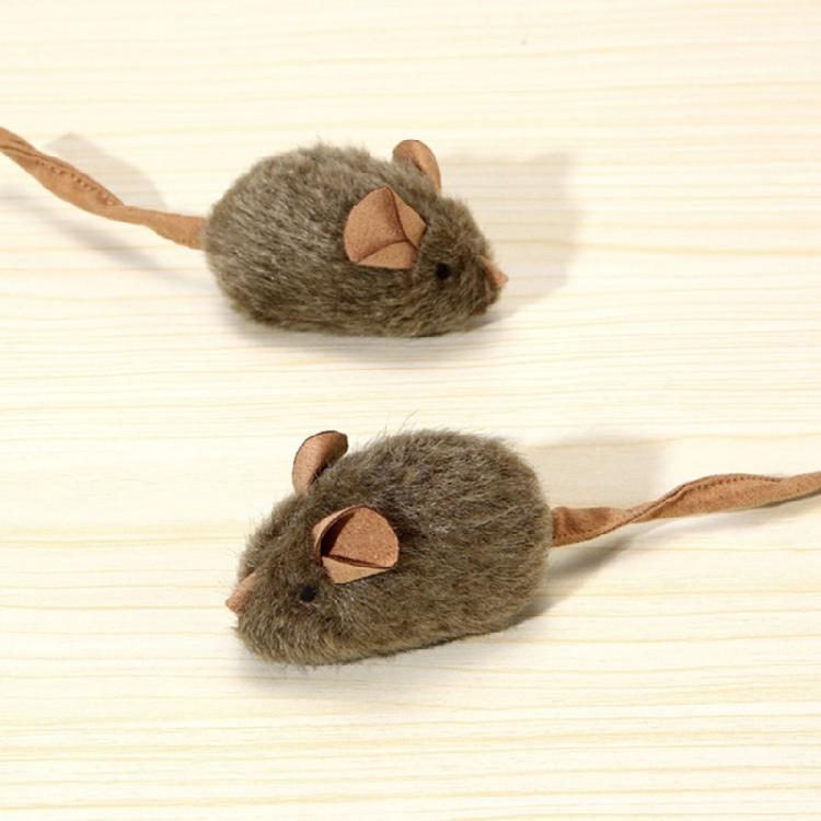 Automatic Squeaky Plush Mouse Toy For Pet Cats With Chirping Sound And Simulation Movement for Indoor Cats Enrichment