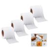 4 Rolls 109.4 Yards Scrap Tape Waste Fabric Scraps Tape 2.56 Inch Fusible Batting Tape Adhesive Hemming Tape White Seam Tape Fusible Sheer Tape for