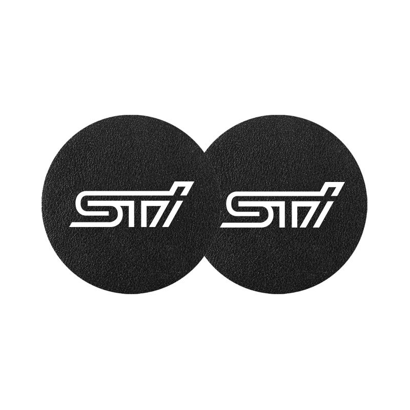 2Pcs Car Coaster Water Cup Mat Non-Slip Pad For Subaru Forester Crosstrek Outback Impreza XV Tribeca Ascent Legacy Levorg Mpreza VV777