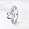 copper Authentic Heart in The Name of Love Ring Womens Anniversary Gift Engagement Rings for Women Mens Jewelr