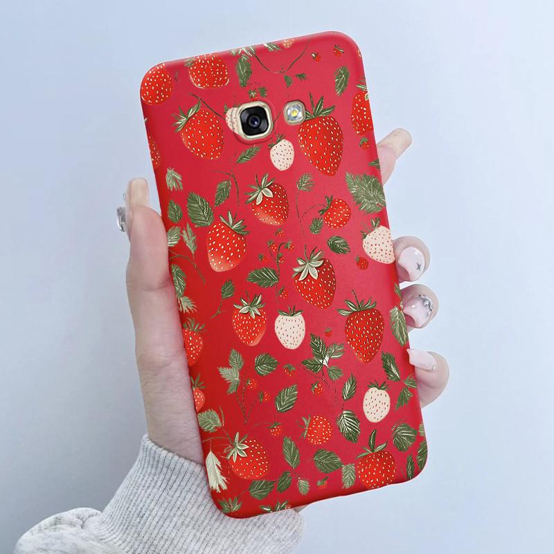 For Samsung Galaxy A5 2016 A7 2017 Phone Case Flower Girls Design Soft Silicone TPU Back Housing for SM-A510F A520F A720F Covers