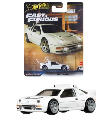 Hot Wheels Fast Furious Ford RS200 let starý a HVR60 & - [Mini Car] [3 nahoru]