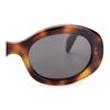 Celine Oval Sunglasses Blonde Havana/Smoke Women Eyewear Brown CL40194U-53A