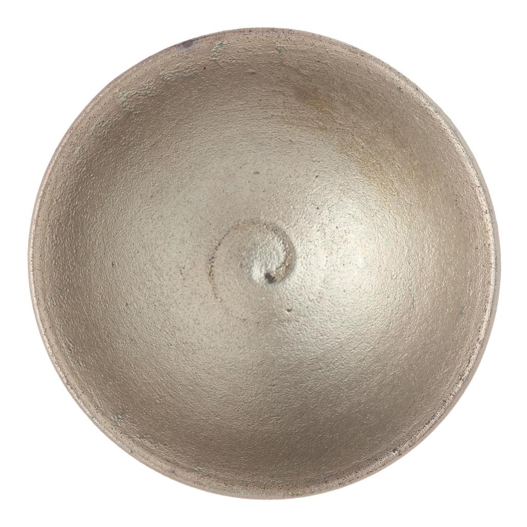 Marui Seito Shigaraki Ware Hechimon Sake Cup, Diameter 7.5cm, Silver Crystal Black, MR-3-4057