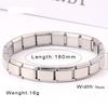9 mm Wide Stainless Steel Bracelets Simple Trendy Style Daily Wear Silver-Color Charm Bracelet For Women On Party Unisex Style