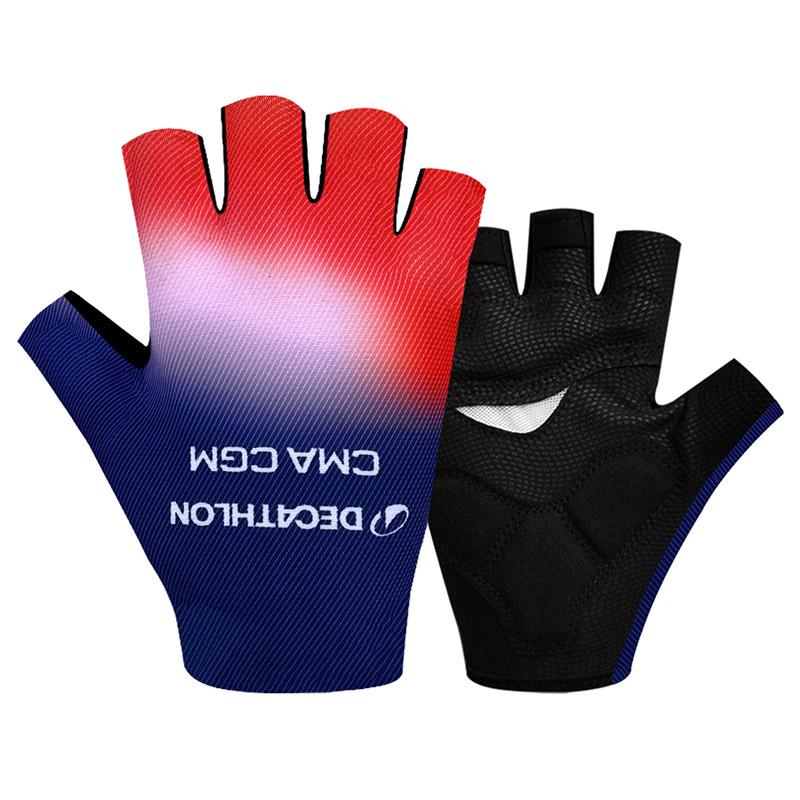 Pro Team 2026 Breathable Cycling Gloves UAE ITALY Road Bike Gloves Men Sports Half Finger Anti Slip MTB Bicycle Glove