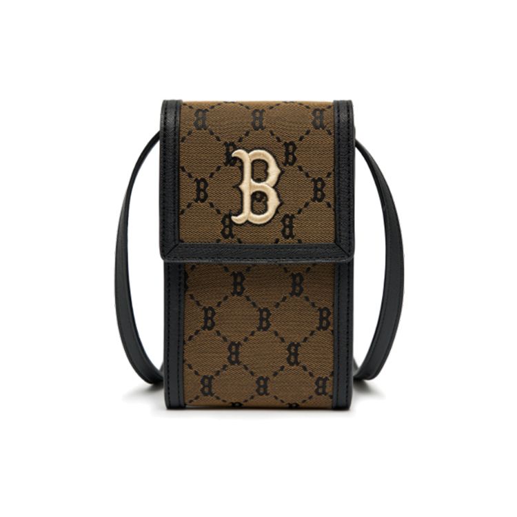 

MLB Monogram Series Boston Red Sox Vintage All Over Print Shoulder Crossbody Bag Unisex Bags Brown 3ACRH011N-43BGD Coffee