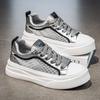 Little White Shoes Summer Mesh Breathable Hollow Thin Comfortable Board Shoes Teen School Style Fashion Korean Version Skateboard Shoes