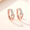 Exquisite earrings for women, earrings, elegant micro-inlaid zircon ear buckles