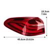 BMW X4 (F26/G02) Rear Taillight Assembly Cover for 2014-2018: Inner & Outer Shell, Reversing Light, Brake, Turn Signal.