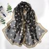 1Pcs Chiffon Georgette Silk Scarf Elegant Bandana Scarf Durable Headband Shawl  Summer Beach