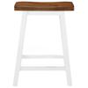 Vidaxl Bar Stools, 2 Pcs., Solid Wood
