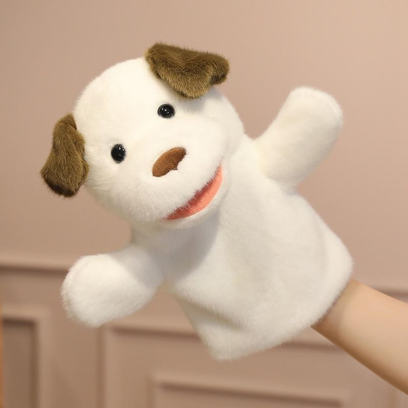 

Cartoon Animal Lion Raccoon Hand Puppet Plush Toy Doll Kindergarten Parent-Child Interaction Hand Puppet Children S Doll 25cm（0.1kg）