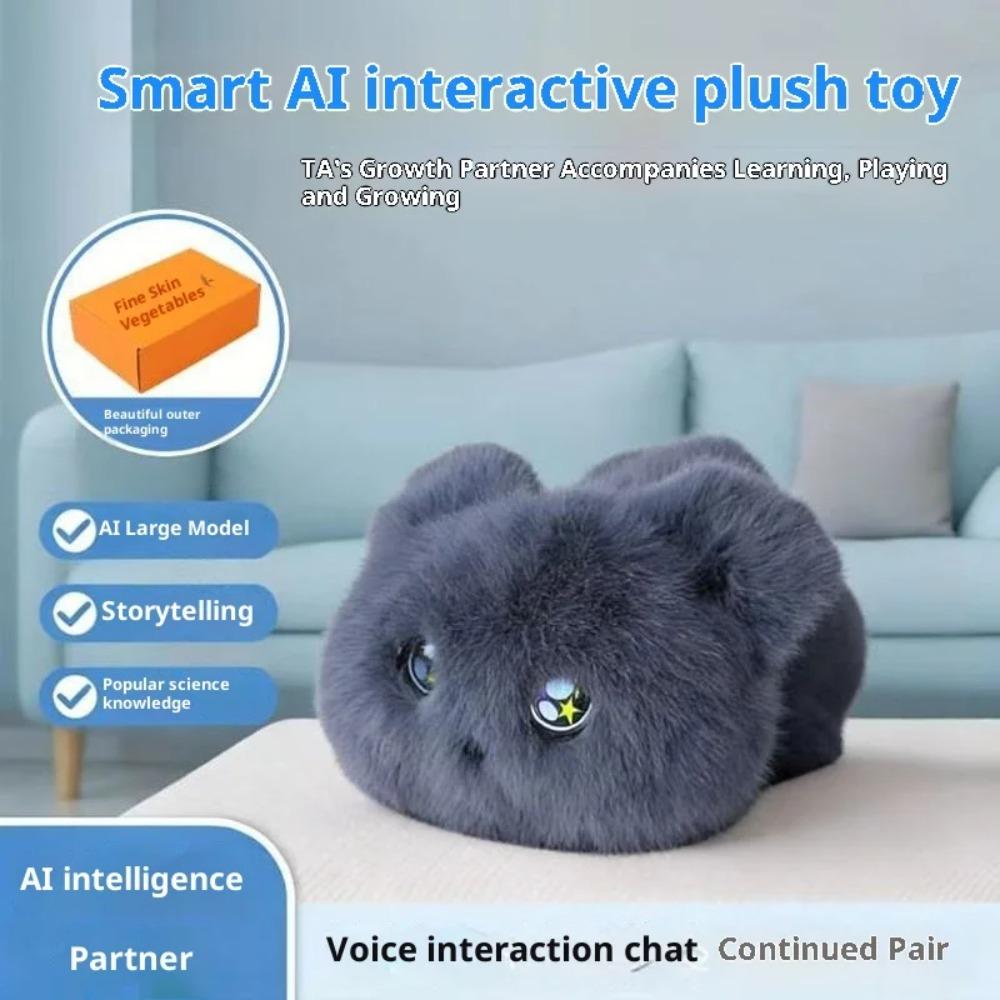 Juguete de Peluche Parlante Inteligente con IA en Stock Muñeco de Peluche Lindo Compañero de Escritorio Interactivo Animal de Peluche Suave Regalo de Mejor Amigo