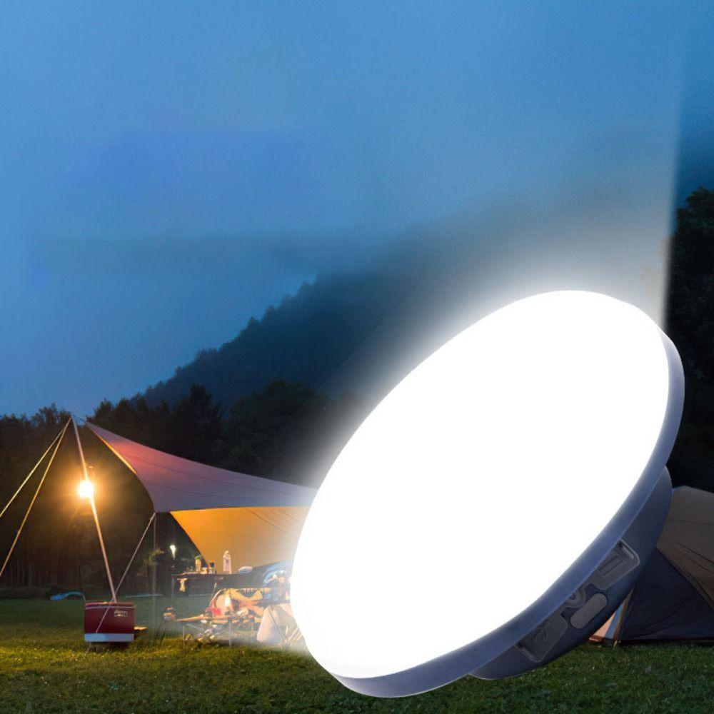Warm Radiant Portable LED Camping Lantern Magnetic Attraction UFO Design Night Lamp  Night Market