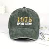 A Classic Vintage  Limited Edition Trendy Washed Baseball Cap Perfect for Casual Wear Outdoor Activities and Sports An I