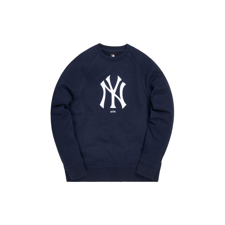 Kith For Major League Baseball New York Yankees Crewneck Navy Unisex Tops Blue KH2464-102