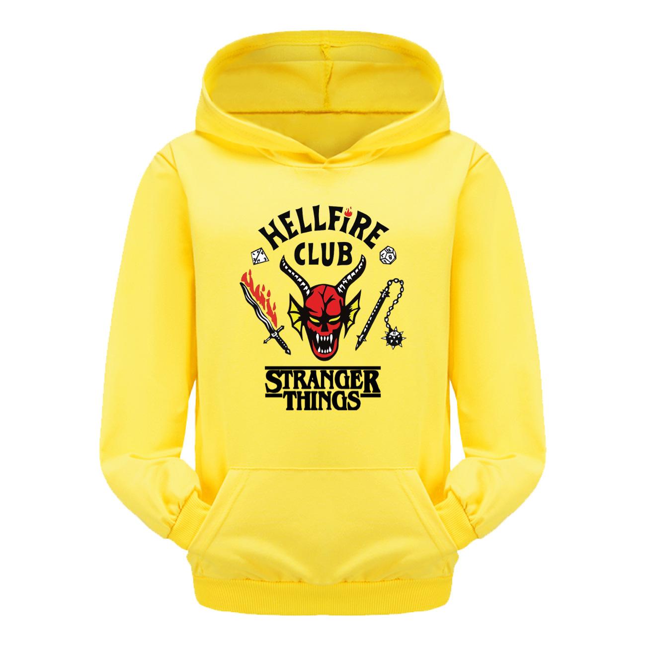 

Stranger Things, Bag Hoodies, Kids Hooded Sweater Casual Set 160