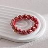 1 Pcs  Colorful Heart Beaded Bracelets Retro Cute Women Jewelry Gift Bangles Valentine Gift