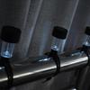 6pcs with Zip Tie Pool Fence Light Solar Powered Garden Lighting New Solar Pool Light  for Home Yard